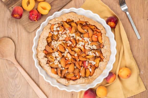 Tarte rustique aux abricots bien mûrs